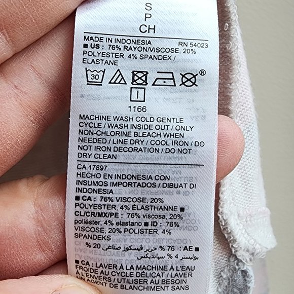 Old Navy Pink/Gray Camo Scoop Neck Jersey Size Small - Picture 9 of 14